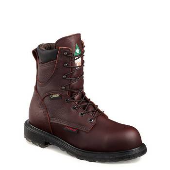 Red Wing SuperSole 2.0 8-inch CSA Safety Toe - Hnede Nepremokave Topanky Panske, RW172SK